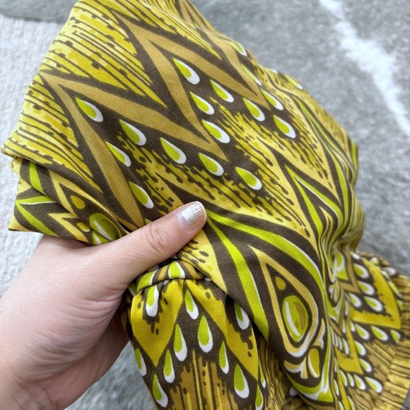 Bob Mackie Peacock Feather Blouse - Picture 7 of 10